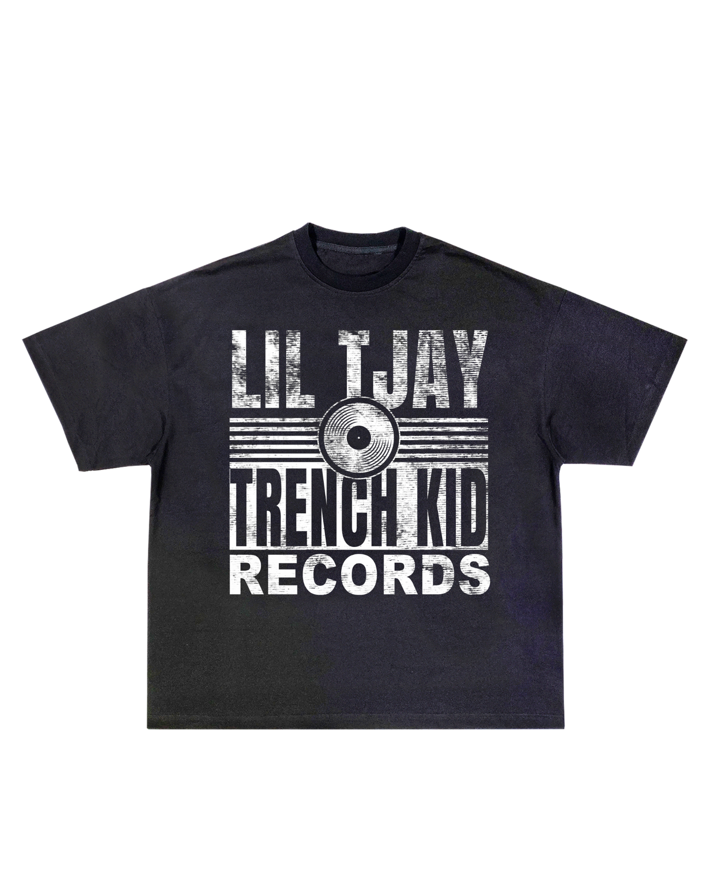 Lil Tjay Trench Kid Records- Black Tee