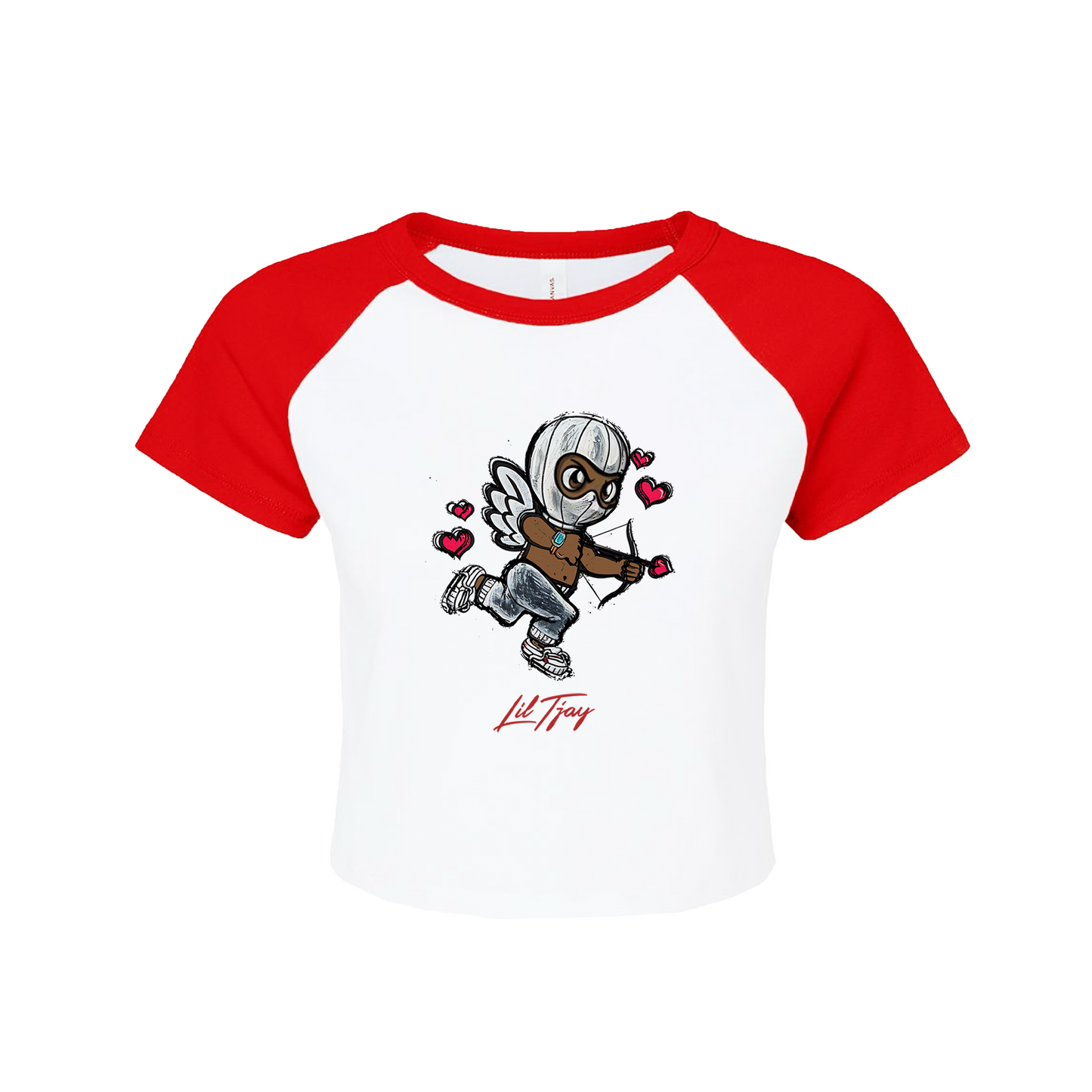 "Cupid Trench Kid" Baby Tee