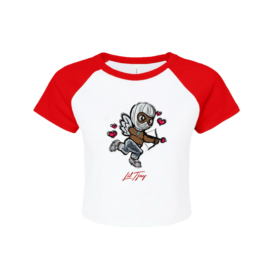 "Cupid Trench Kid" Baby Tee